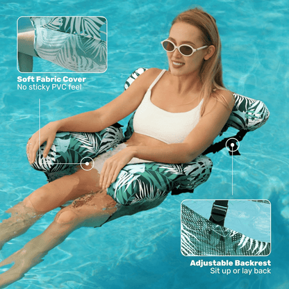 🏖️Inflatable Pool Lounge Chairs for Adults and Children – Relaxing Floating Chairs💦✨