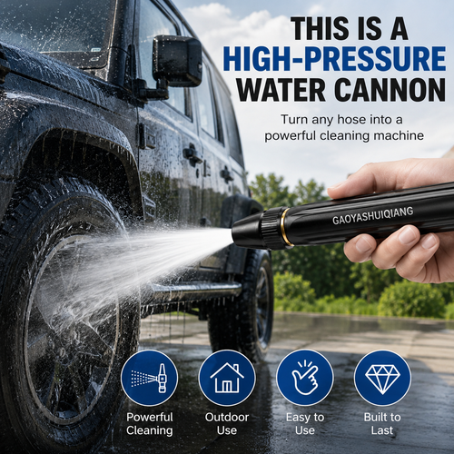 🔥🌊 Powerful High-Pressure Water Gun for Car Cleaning