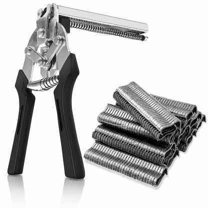 🔥Hot Seller | Hog Ring Pliers Kit with 600 M-Clips