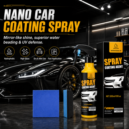 🚗 The Ultimate Mirror-Finish Nano Spray Coating – Professional Water Beading & UV Defense