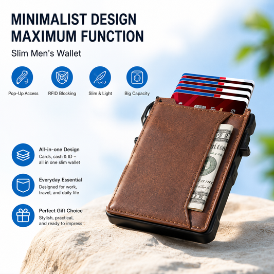 🔥Minimalist Men’s Slim Wallet