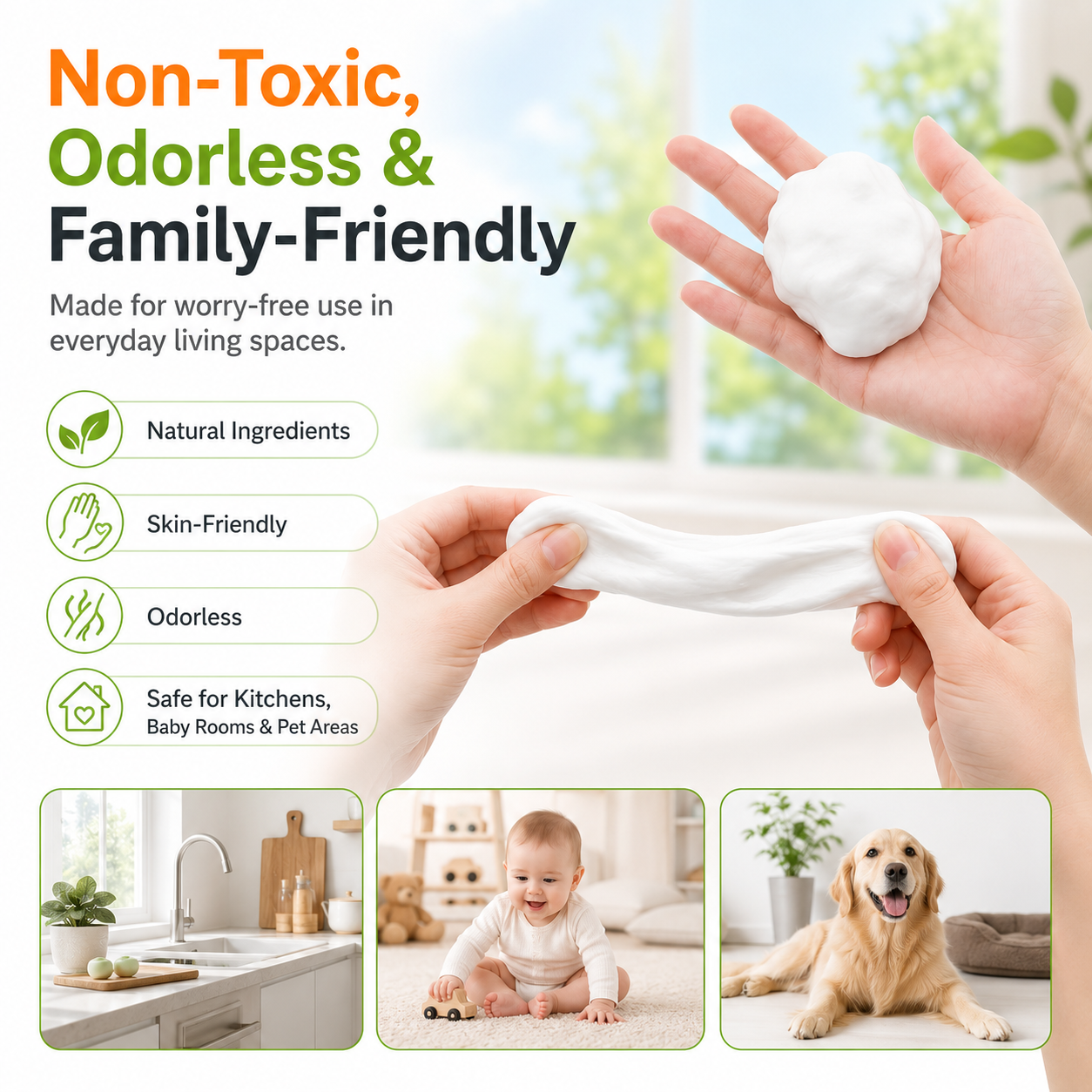🛠️ The Ultimate 10-Pack Sealant Clay – Your Home’s First Line of Defense