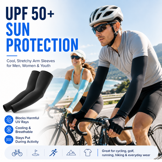 ☀️UPF 50+ Cooling UV Protection Arm Sleeves