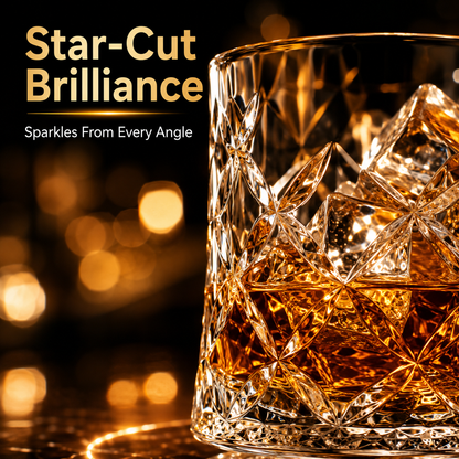 Luxury 360°  Spinning Crystal Barware Cup