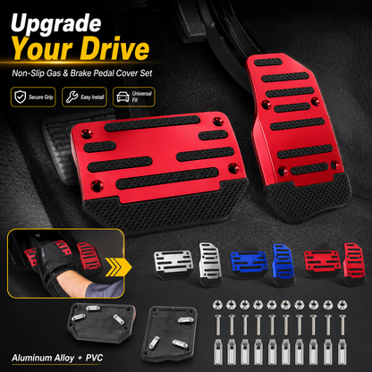 Universal Non-Slip Car Brake & Gas Pedal Cover Set