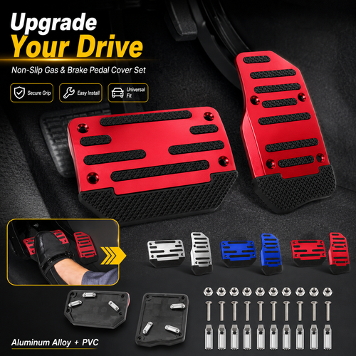 Universal Non-Slip Car Brake & Gas Pedal Cover Set