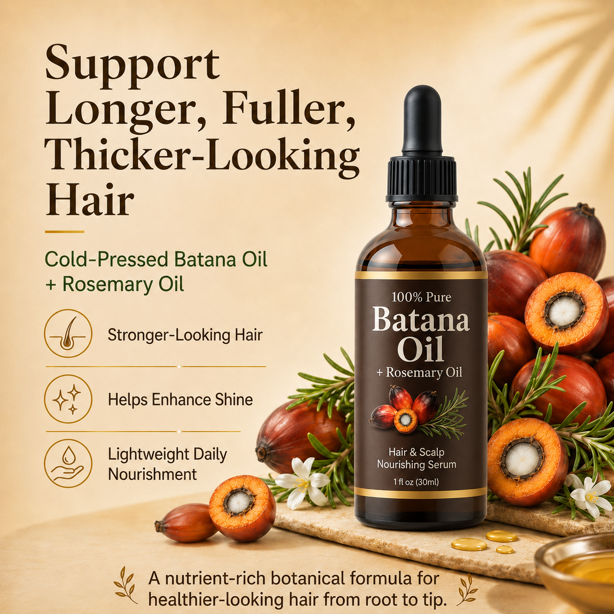 Organic Batana Oil – Stronger, Fuller Hair