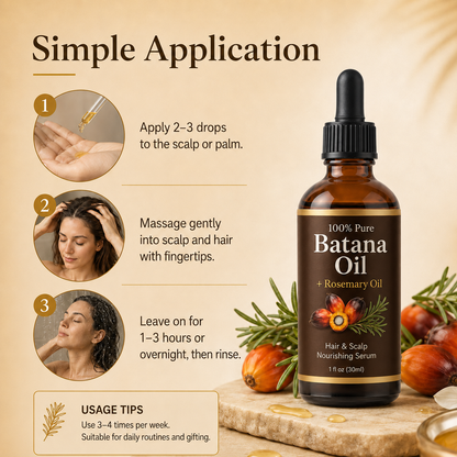 Organic Batana Oil – Stronger, Fuller Hair