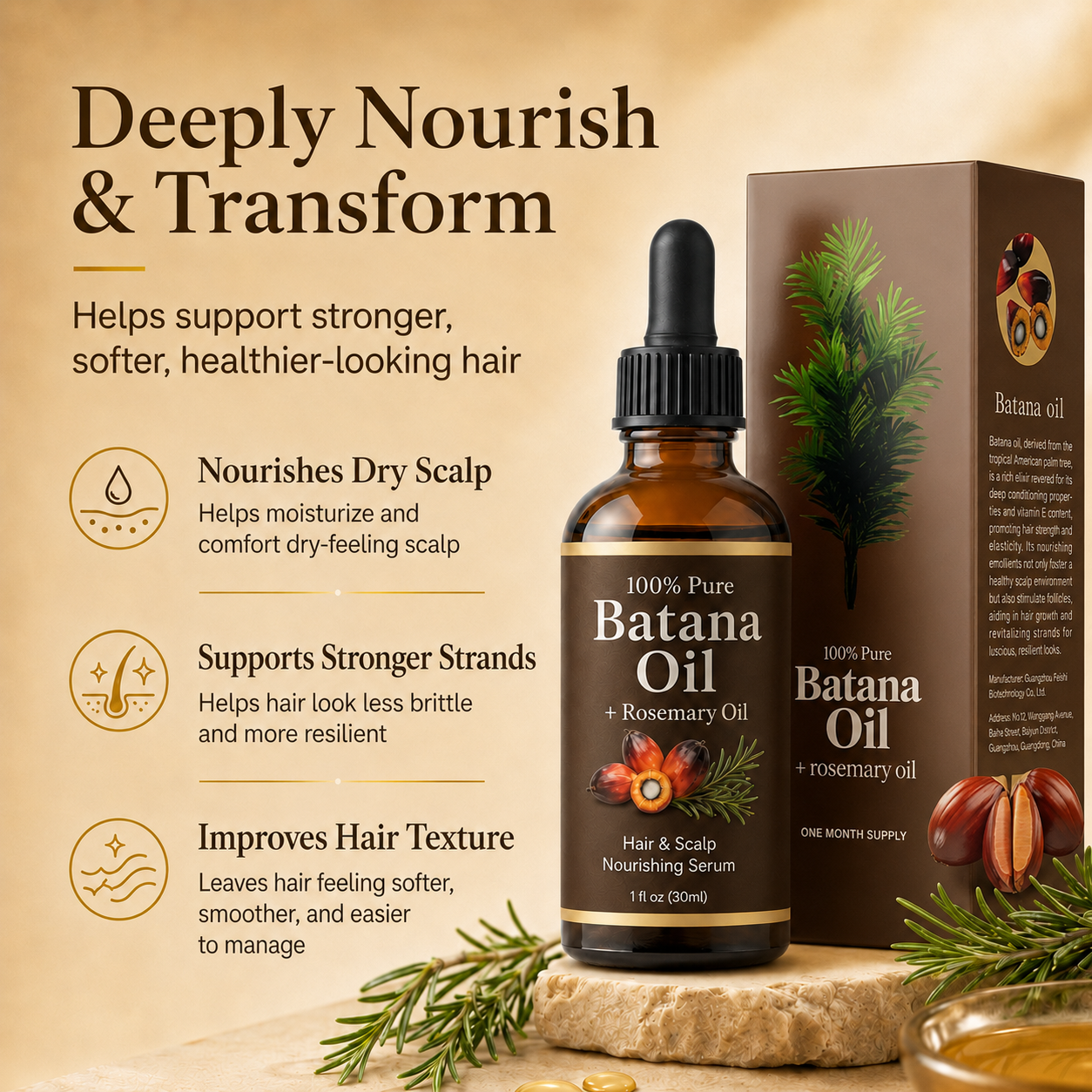 Organic Batana Oil – Stronger, Fuller Hair