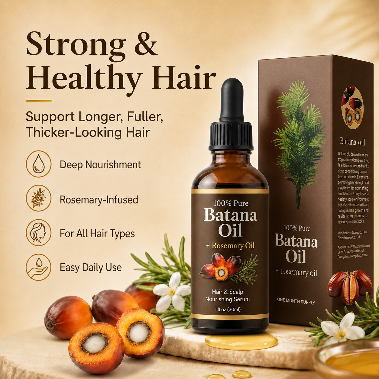 Organic Batana Oil – Stronger, Fuller Hair