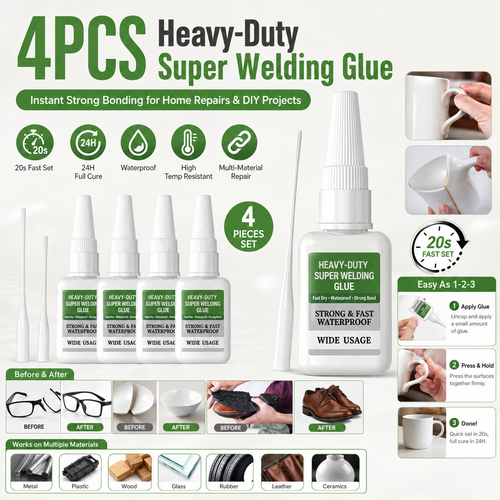 🔥4PCS Heavy-Duty Super Welding Glue