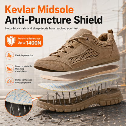 Electrician Safety Shoes 10kV Insulated Brown Wear-Resistant Plastic Toe Cap Work Boots