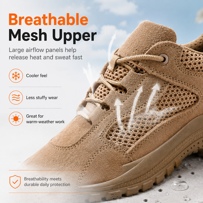 Electrician Safety Shoes 10kV Insulated Brown Wear-Resistant Plastic Toe Cap Work Boots