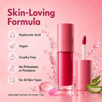 🔥🔥🔥Buy one get one free-Silky 2-in-1 Cheek and Lip Color