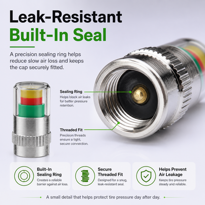 🚗Smart Pressure Alert Tire Valve Caps