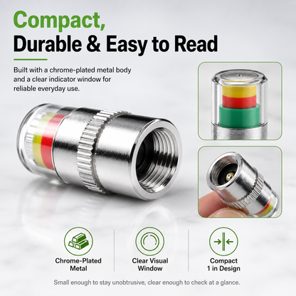 🚗Smart Pressure Alert Tire Valve Caps