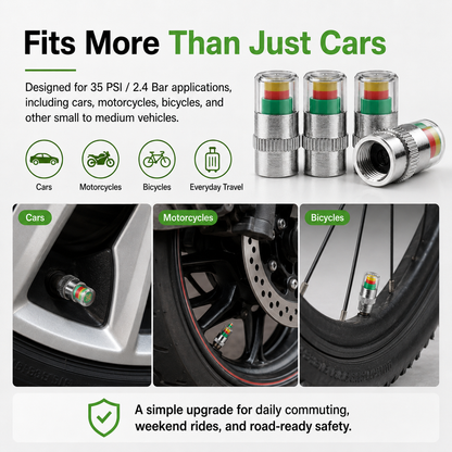 🚗Smart Pressure Alert Tire Valve Caps