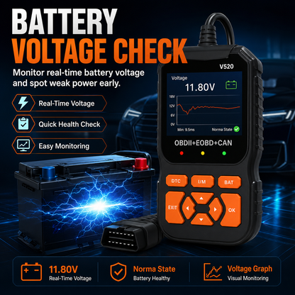 🔍 Check Engine Scanner – Live Data + Cloud Print
