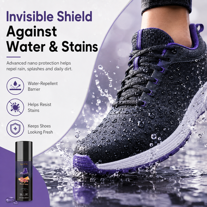 🔥 Shoe Protector Spray – Waterproof Nano Protection, Rain & Stain Guard for All Materials ✨👟