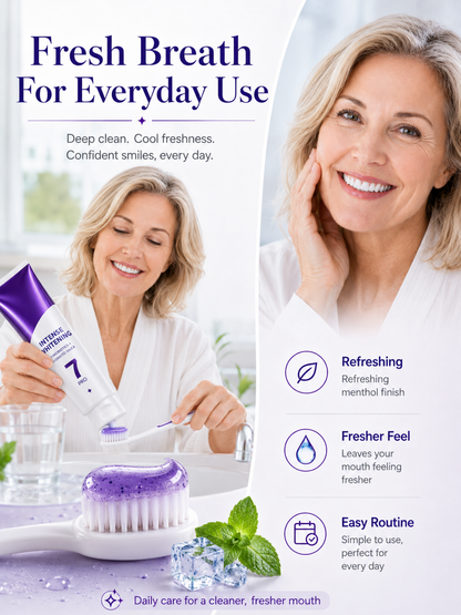 💜🦷 Oral Care Deal ✨ 7-Pro Purple Toothpaste with Probiotics for Long-Lasting Freshness