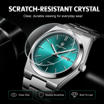 ⌚ Steel Quartz Watch – Casual Business, Party & Daily Wear