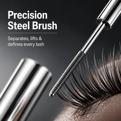 🌟 Black Waterproof Mascara – Lengthen, Lift & Curl