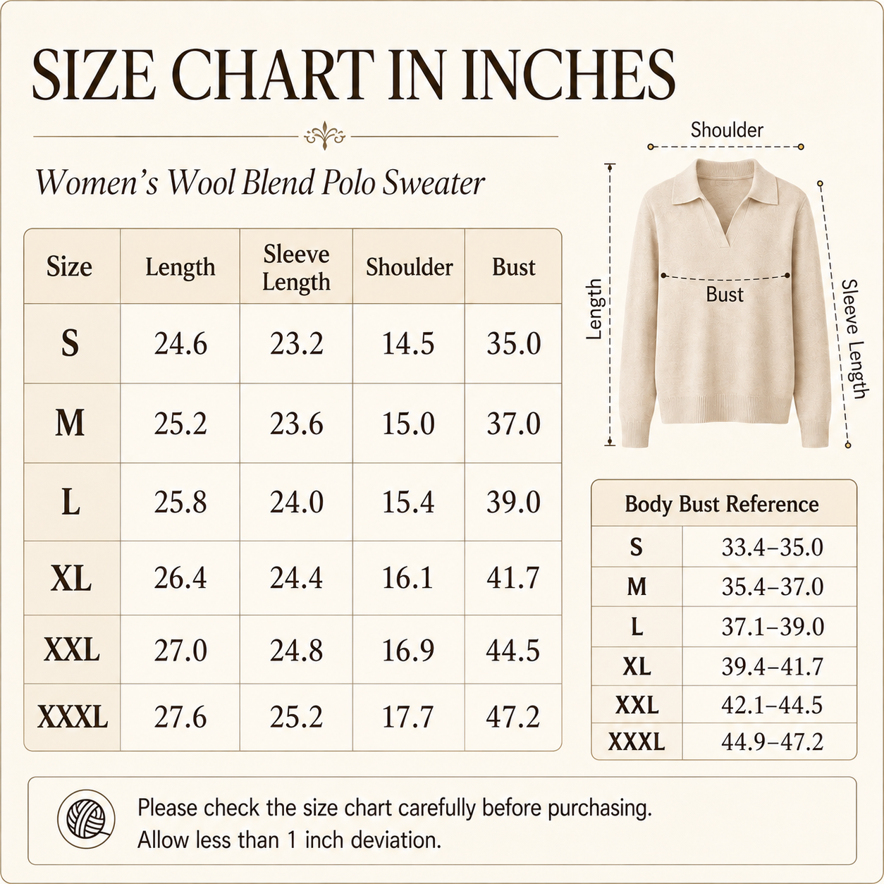 🌸 Women's Wool Blend Polo Sweater | Business Casual Spring Style – SummerVibes 2026