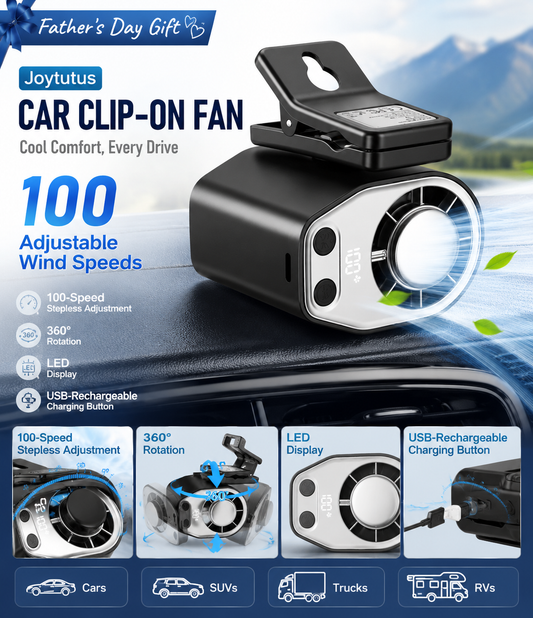👑Mega Deal｜800+ Sold Daily🎁Semiconductor Cooling Clip-On Fan