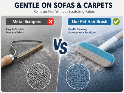 Upgraded Reusable Pet Hair Remover Brush