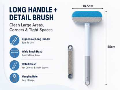 Upgraded Reusable Pet Hair Remover Brush