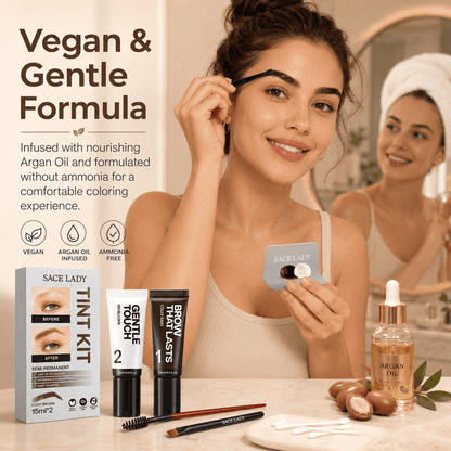 ✨ Long-Lasting Eyebrow Tint Kit – Waterproof Color