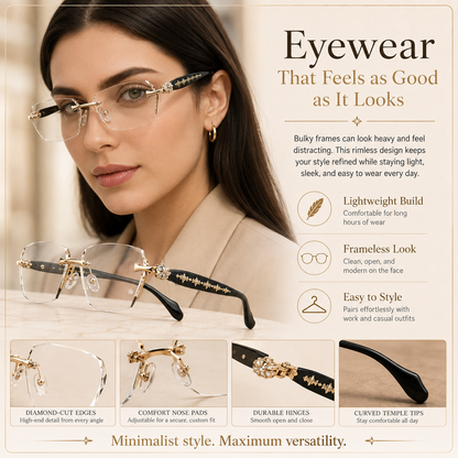 🔥Rimless High Quality Eyewear