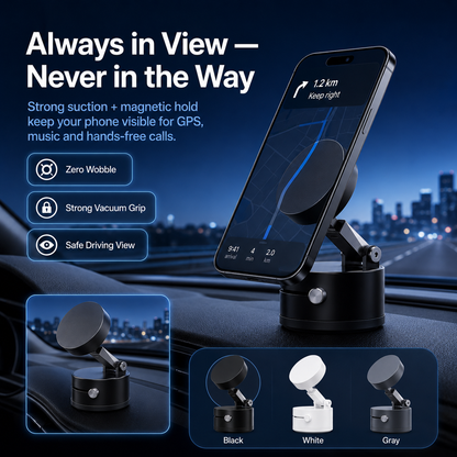 🔥 A Phone Mount That Stays Put – No Vent Blocking, No Falling, No Mess