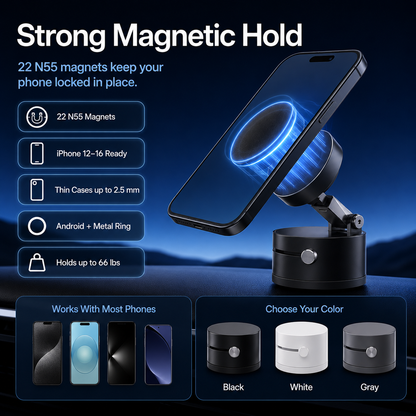 🔥 A Phone Mount That Stays Put – No Vent Blocking, No Falling, No Mess
