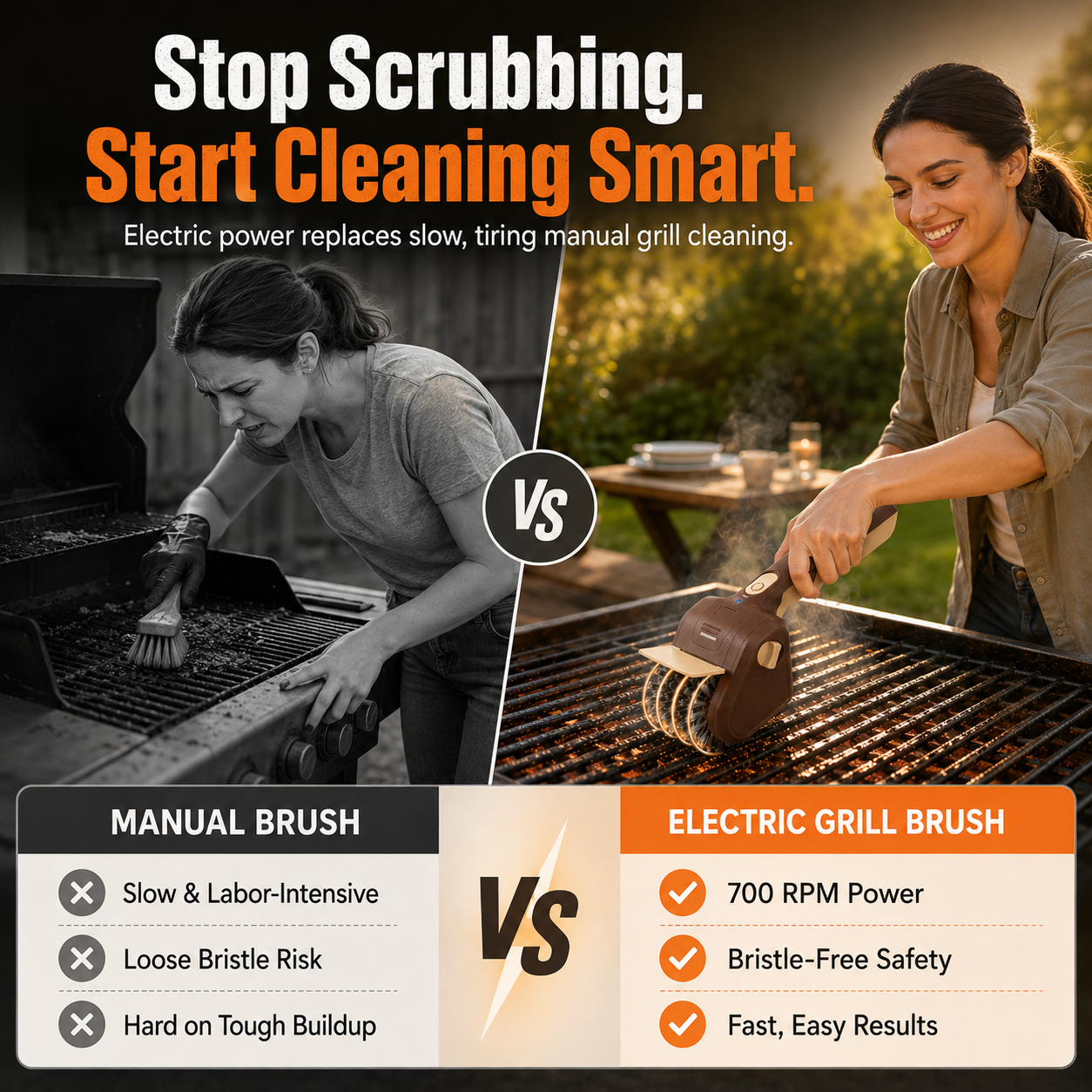 🔥Electric BBQ Grill Brush