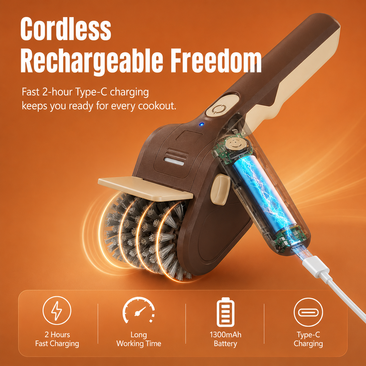 🔥Electric BBQ Grill Brush