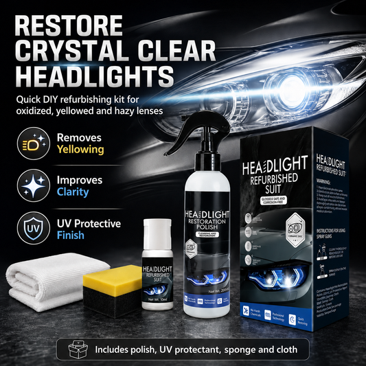 🔥Automotive Headlamp Restoration Fluid