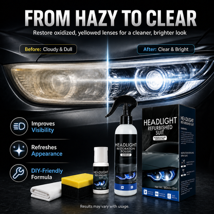 🔥Automotive Headlamp Restoration Fluid
