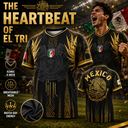 🔥Hot Sale｜1K+ Sold Today⚽️Mexico Aztec Football Shirt