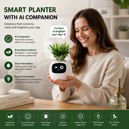 👑Top Trend｜Daily 1000+ Sold｜AI Smart Flowerpot