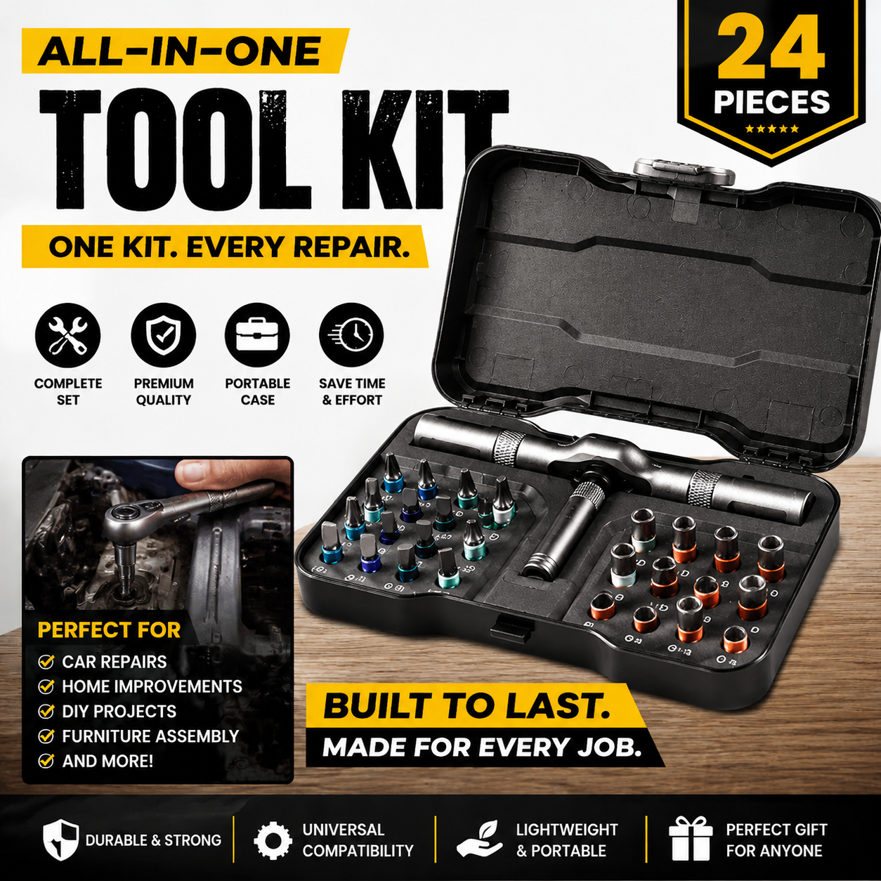 🔧 Stop Struggling With Loose Screws — This 1 Kit Does It All