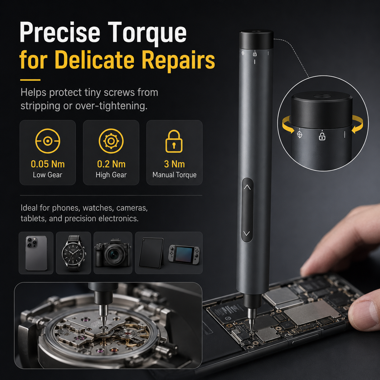 🔥Mini Electric Screwdriver 49-in-1 Magnetic Bits