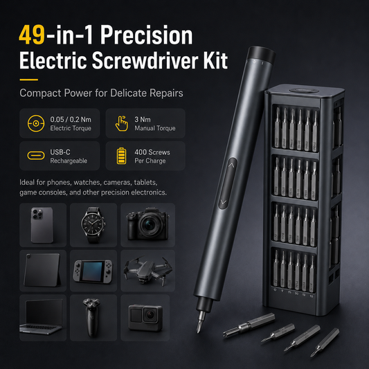 🔥Mini Electric Screwdriver 49-in-1 Magnetic Bits