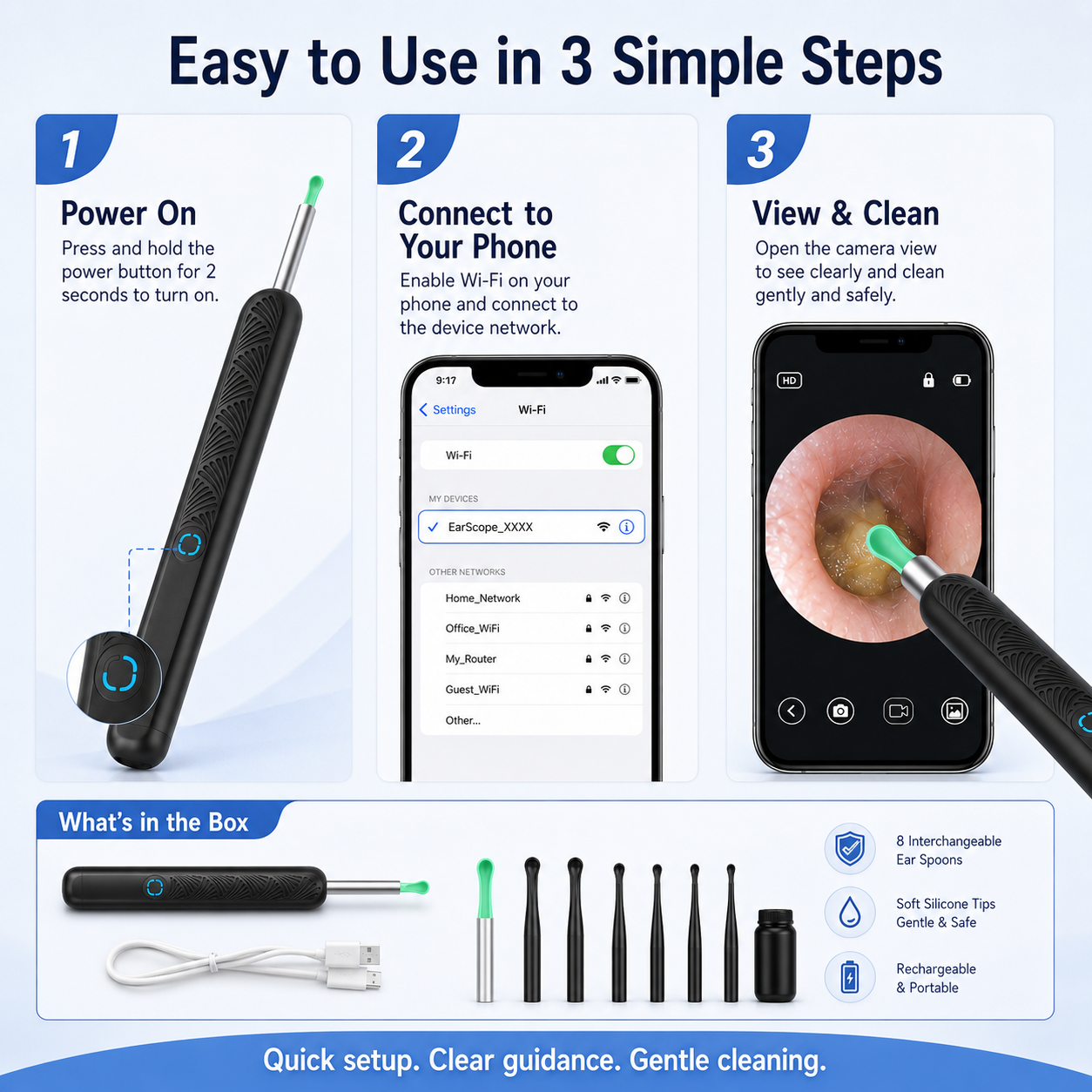 🔥 Ear Wax Removal Tool