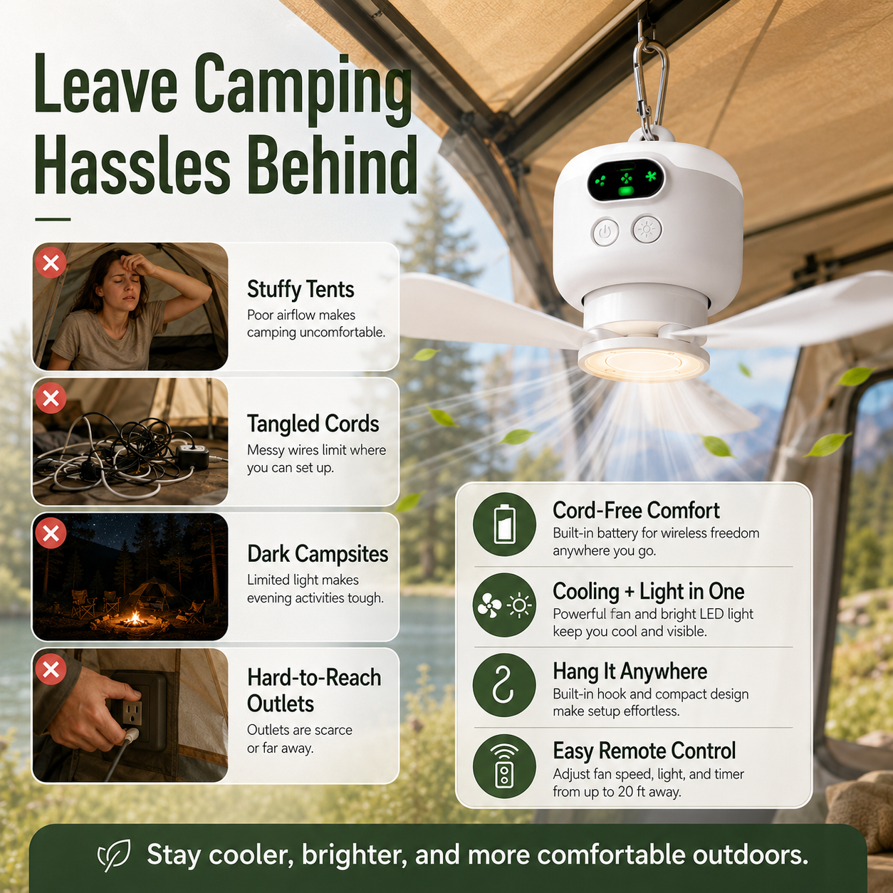 🔥Portable Camping Light