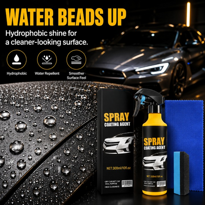 🚗 The Ultimate Mirror-Finish Nano Spray Coating – Professional Water Beading & UV Defense