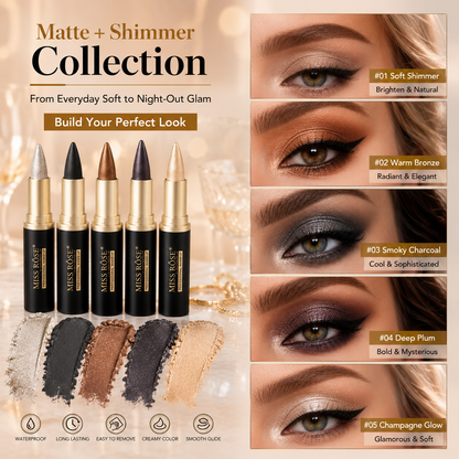 ✨ Hot Sale | 2-Pcs Waterproof Black Gel Eyeliner Set