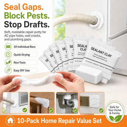 🛠️ The Ultimate 10-Pack Sealant Clay – Your Home’s First Line of Defense