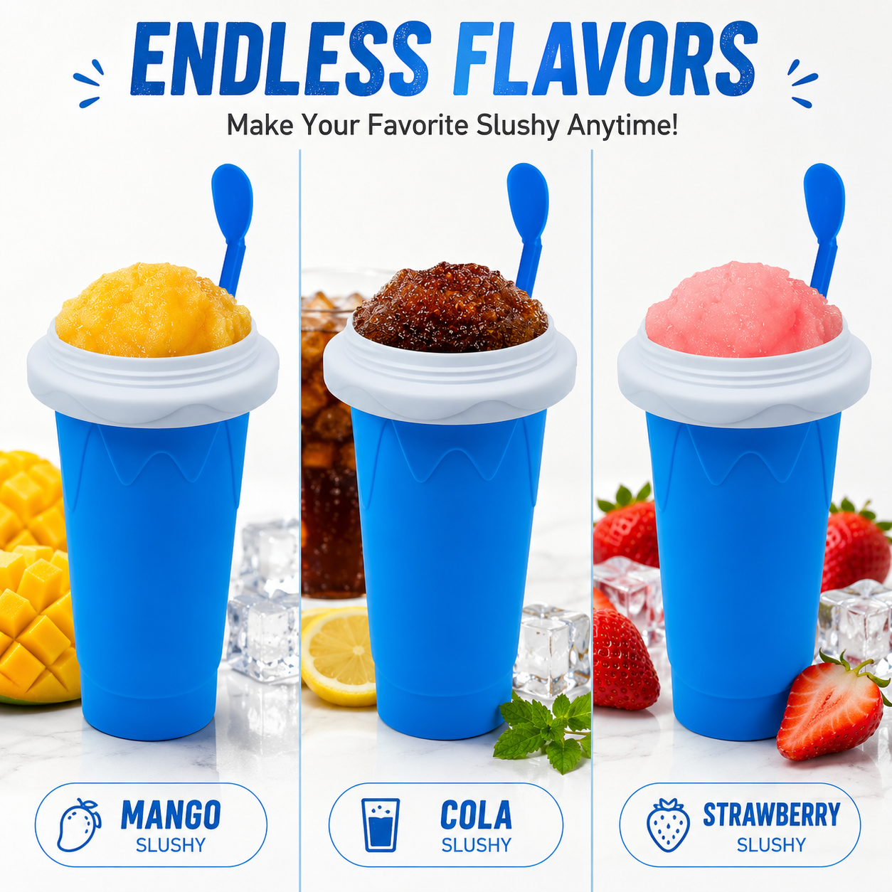 Slushy Maker Cup | 60-Second Reusable Frozen Drink Maker
