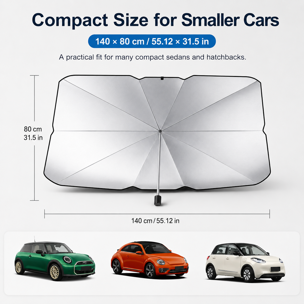 Foldable Windshield Sun Shade Umbrella